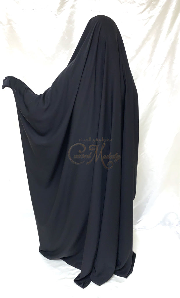 Aswaad Jilbab W/ Zipper
