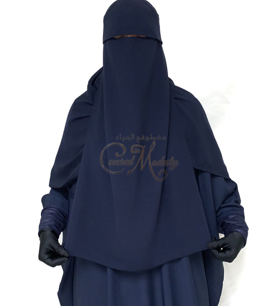 Blue Royále Makeup Niqab