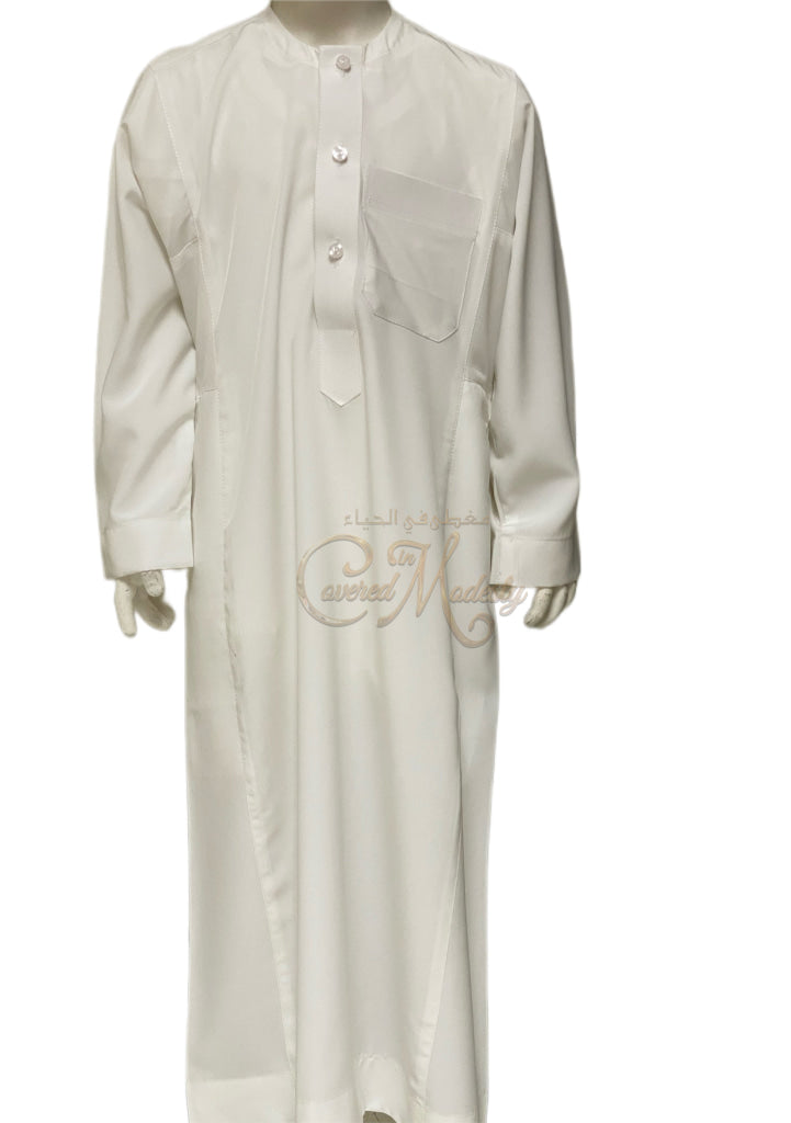 Boys Thobe Size 44 (11-13Yrs) Creme