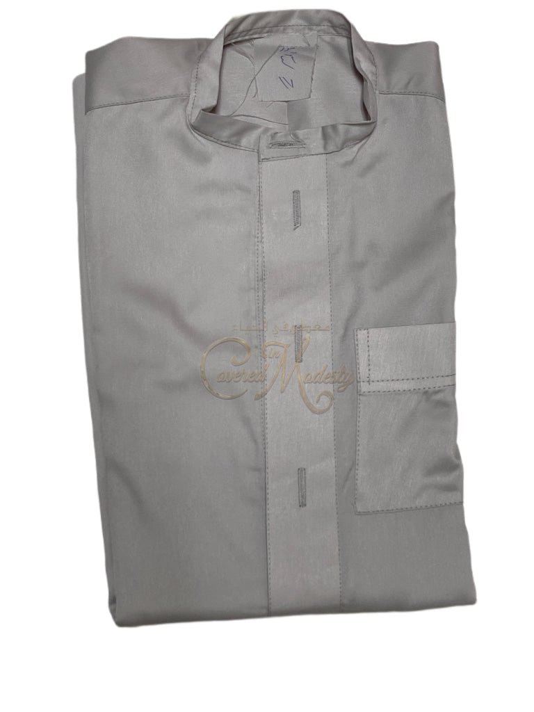 Boys Thobe Size 46(12-14Yrs) Light Grey