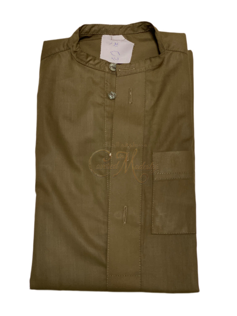 Boys Thobe Size 46(12-14Yrs) Olive