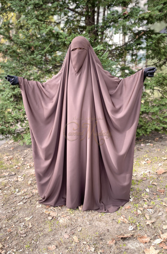 F.i.m Closed Jilbab W/fingerloop One-Pieces