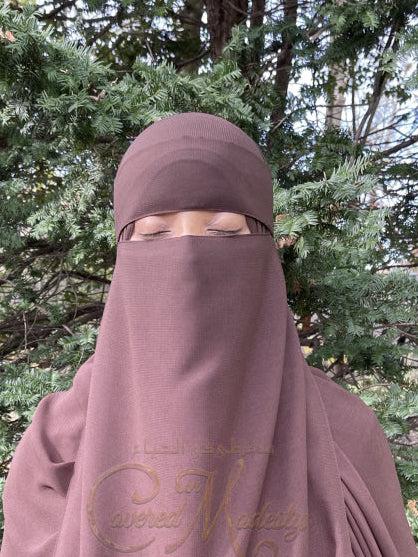 F.i.m Plain Tie Back Niqab