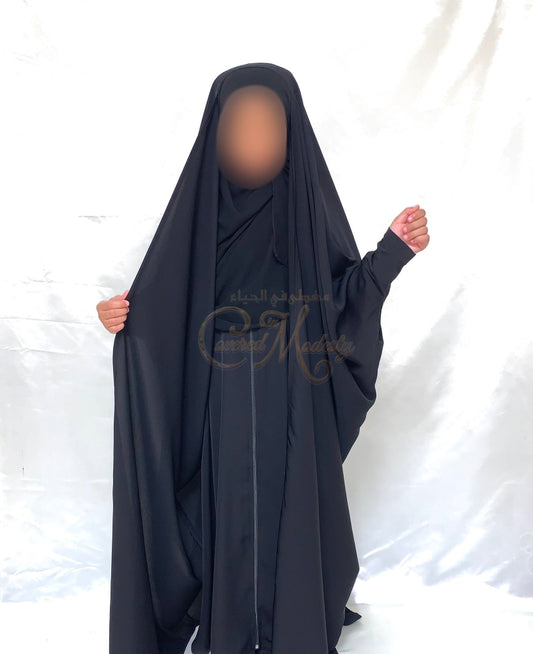 Girls Open Overhead Black