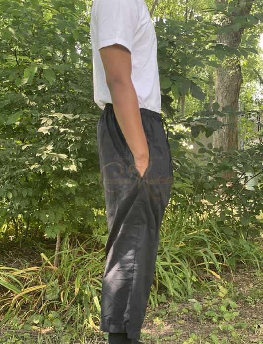 Mens Capri Pants- Black Pants