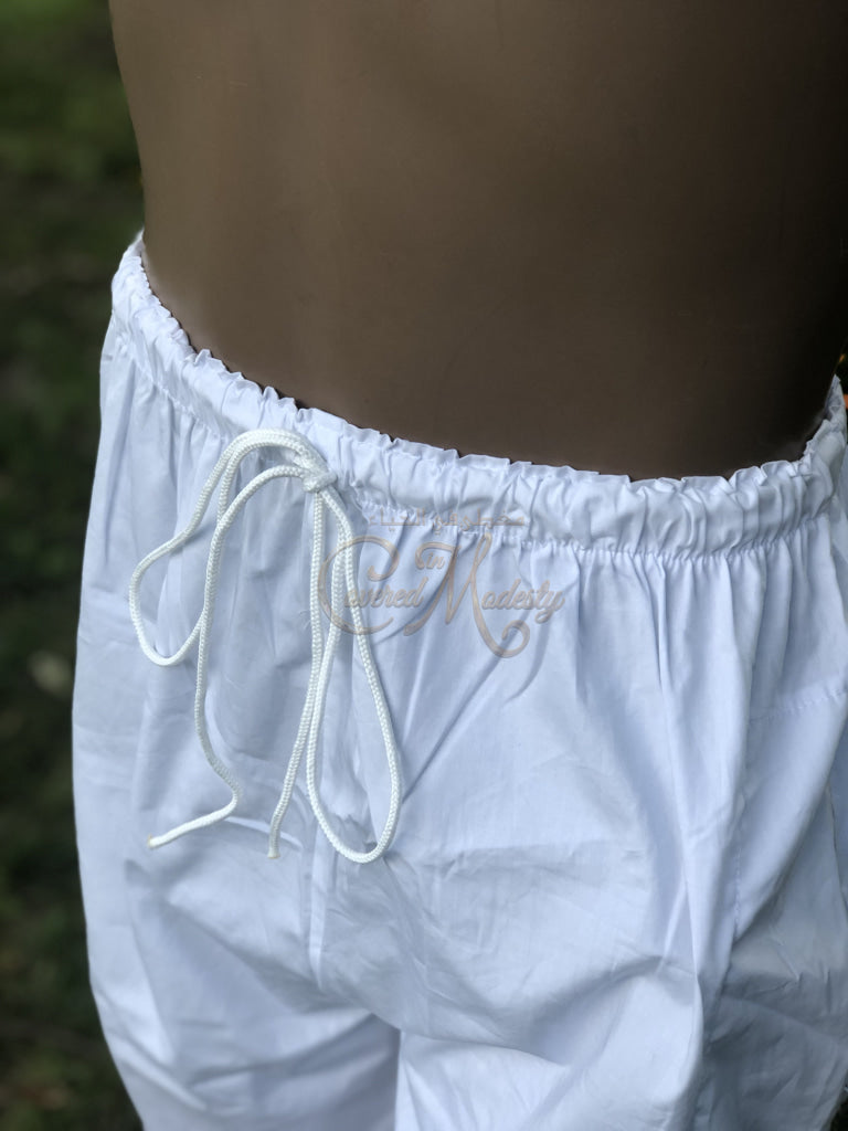 Mens Capri Pants-White Pants