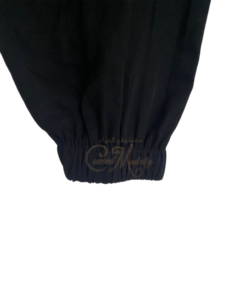 Saudi Closed Jilbab W/Elastic Cuff