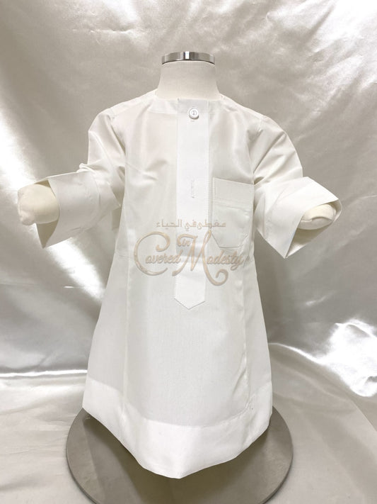 Boys Thobe Size 18(3-6Ms) White