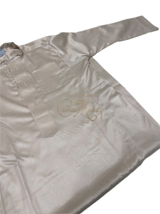Boys Thobe Size 40(9-11Yrs) Champagne