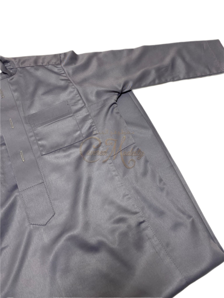 Boys Thobe Size 40(9-11Yrs) Stone Grey
