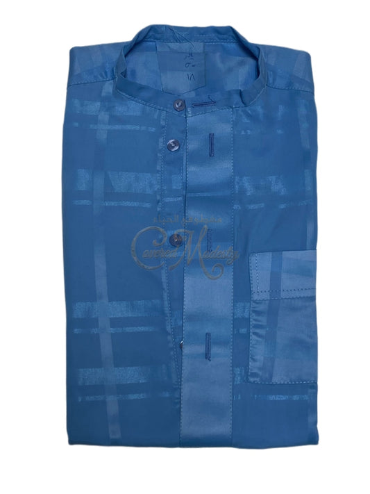 Boys Thobe Size 50(12-15Yrs) Blue Stripe