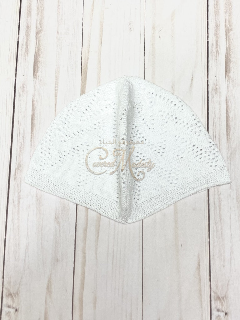 Knit Kufi White