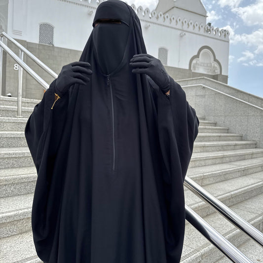 Half Zip Jilbab