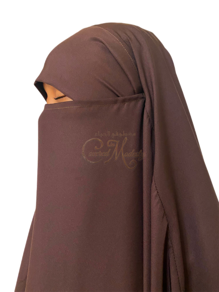2 Piece Jilbab Brown Jilbabs