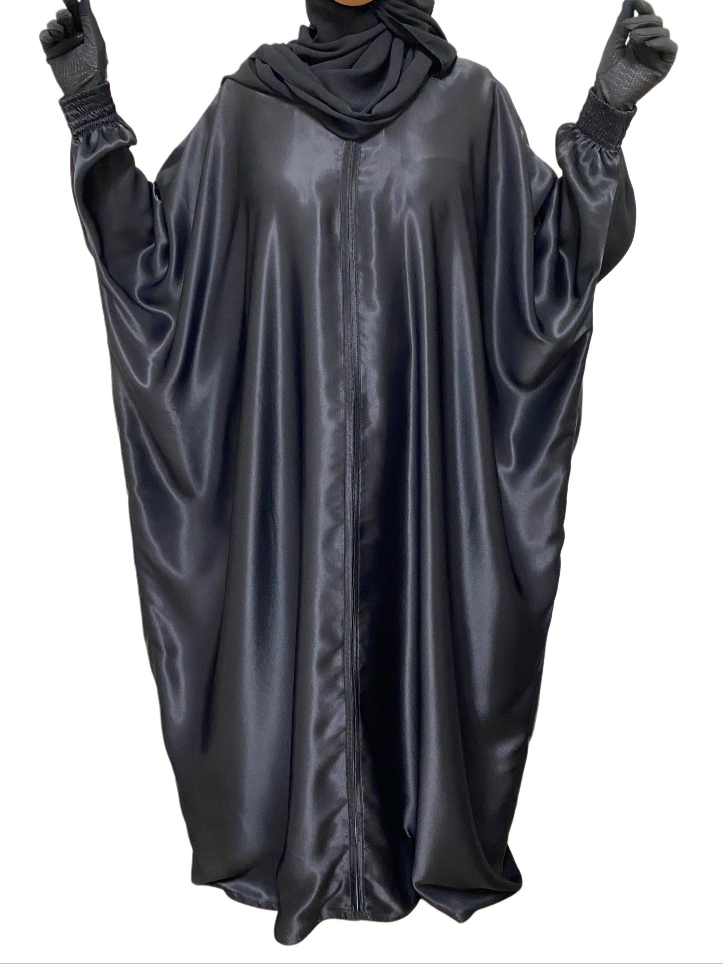 Madinah Satin Bisht w/full zipper