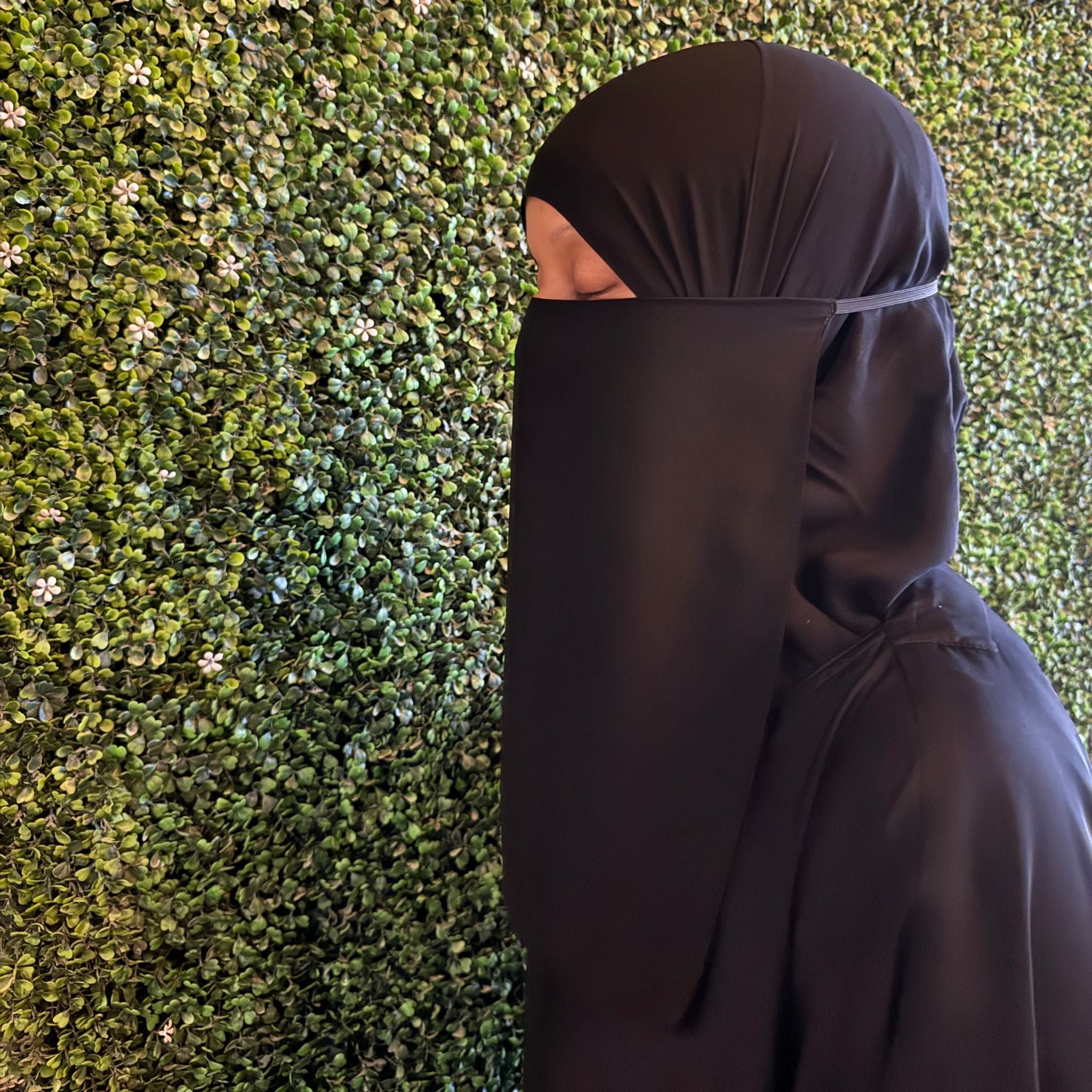 Half Niqab-Elastic – Covered In Modesty