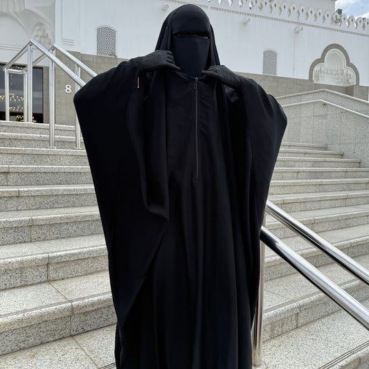 Half Zip Jilbab