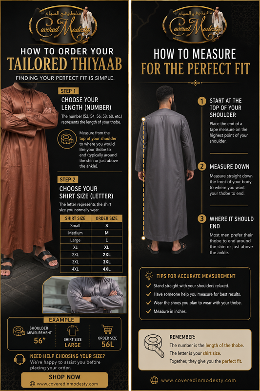 Saudi Tailored Thiyaab (Thobes)
