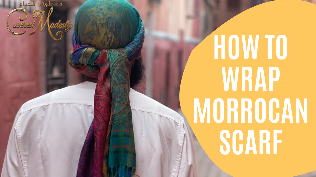 Load video: How to wrap morrocan scarf