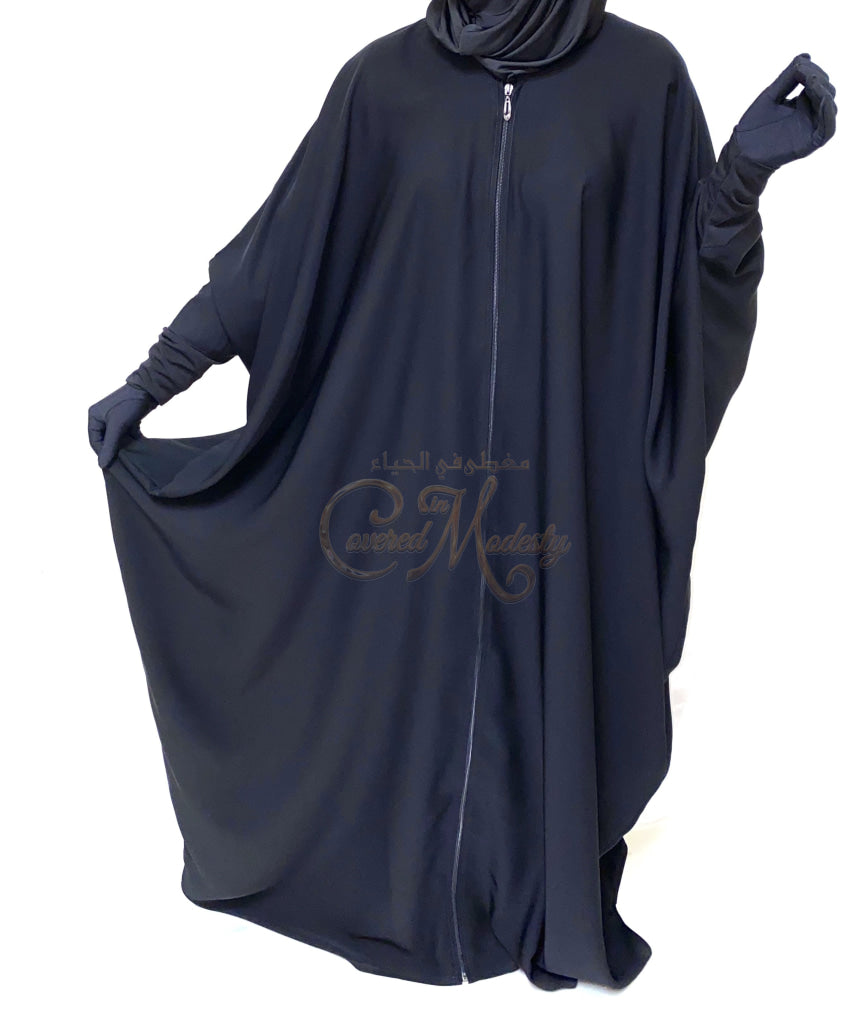 Bisht Abaya W/full Zipper