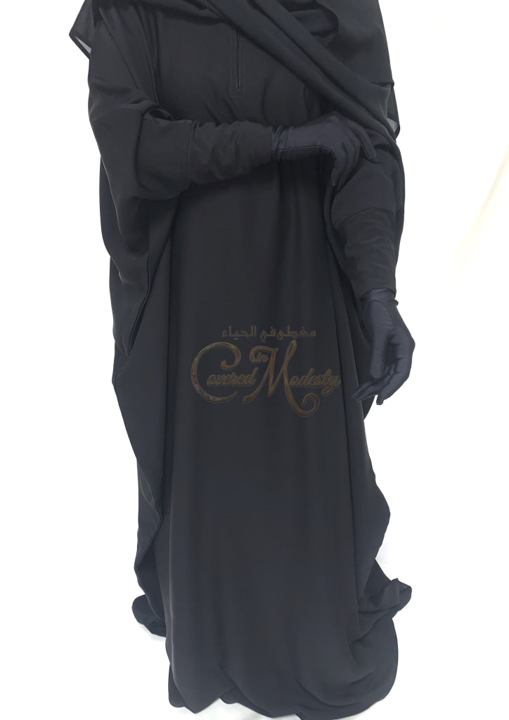 Bisht Abaya-Stretch Wrist Abaya