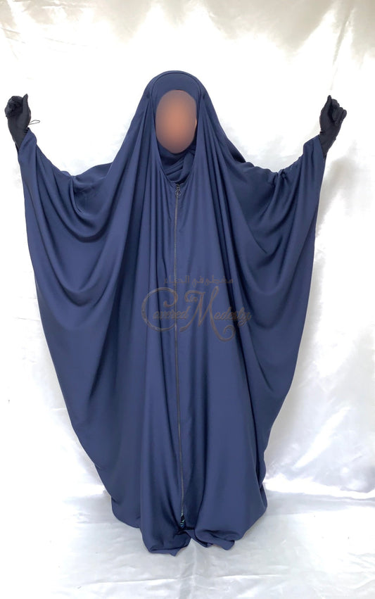 Blue Royále Full Zip Jilbab