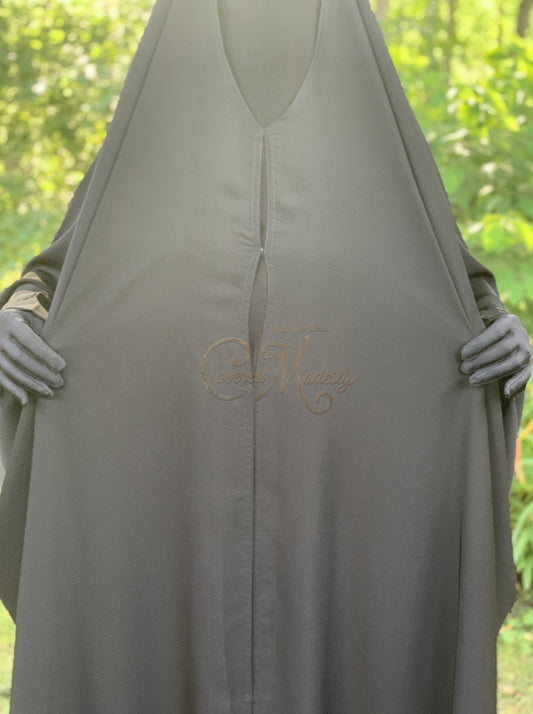 Button Down Overhead Jilbab