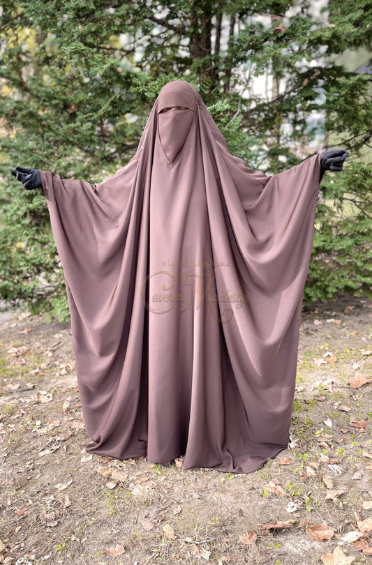 F.i.m Closed Jilbab W/fingerloop One-Pieces