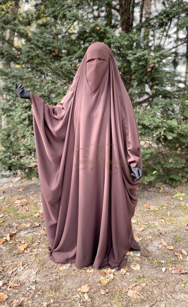 F.i.m Closed Jilbab W/fingerloop One-Pieces