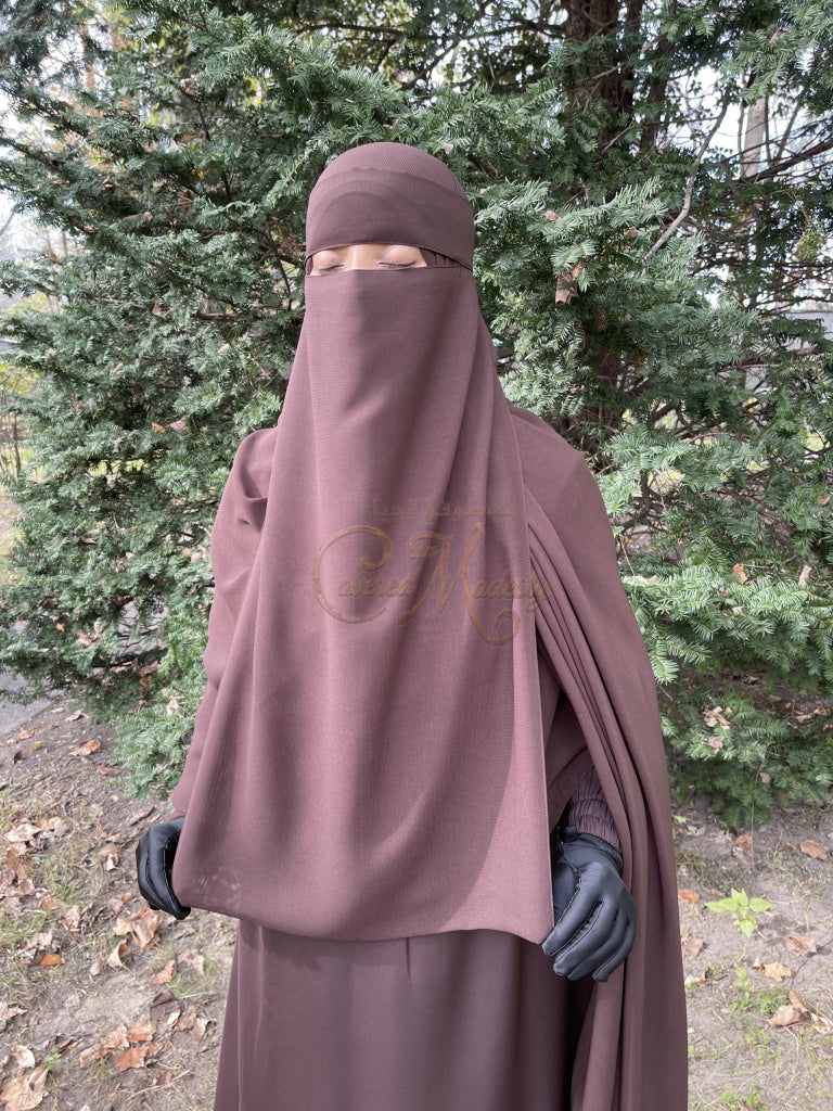 F.i.m Plain Tie Back Niqab