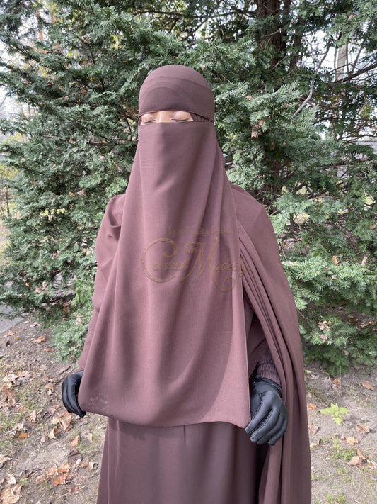 F.i.m Plain Tie Back Niqab