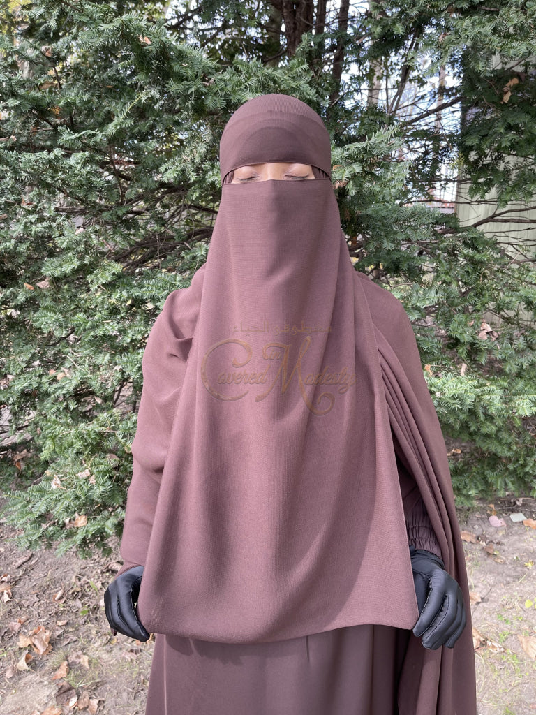 F.i.m Plain Tie Back Niqab