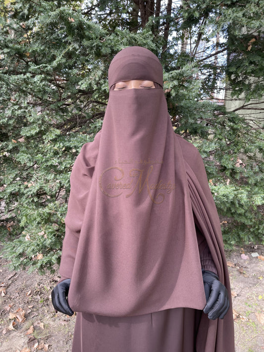 F.i.m Plain Tie Back Niqab