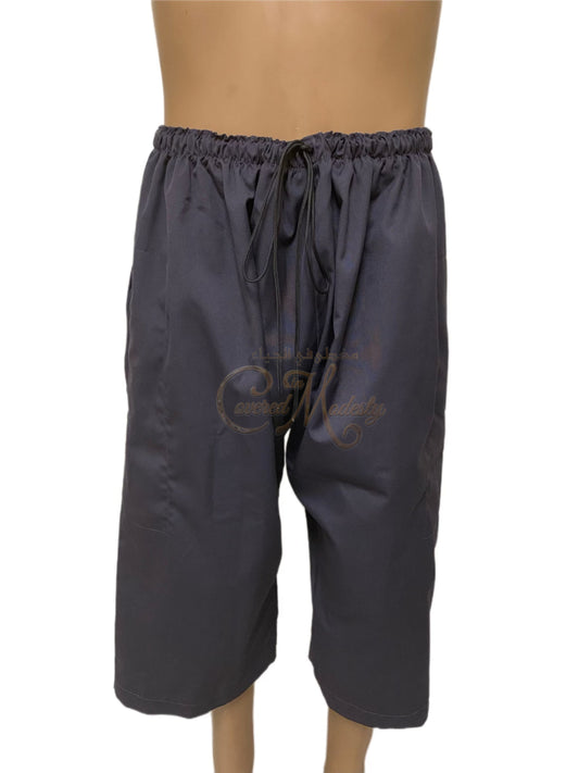 Mens Capri Pants- Navy Blue L/Xl Pants