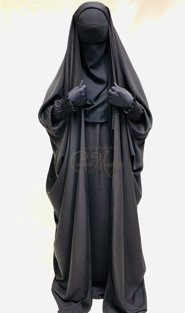 Open Overhead Scrunch Sleeve