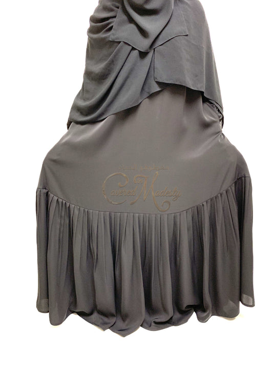 Pleated Abaya W/pockets