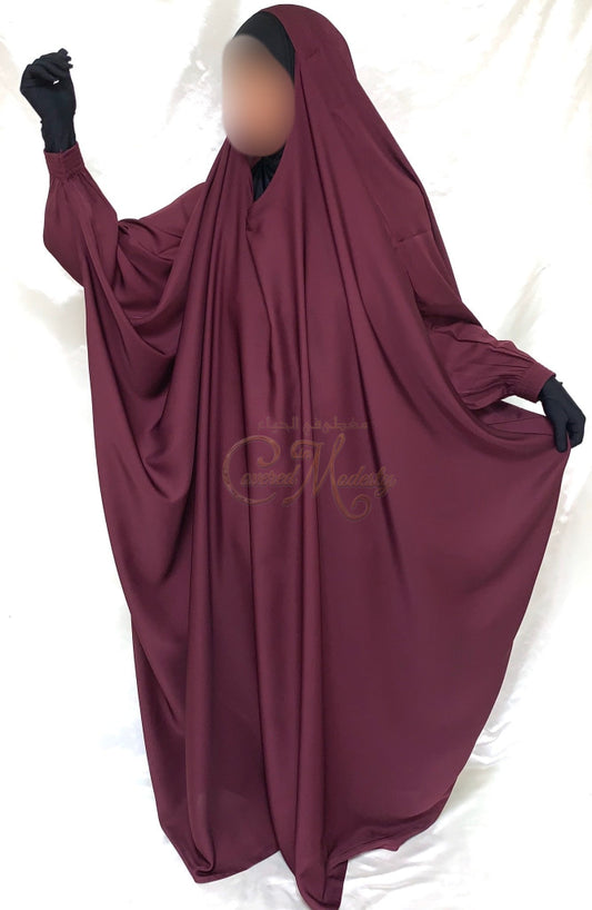 Ruby Closed Jilbab W/elastic Cuff