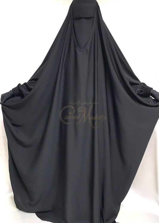 Overhead Jilbab Elastic Cuff