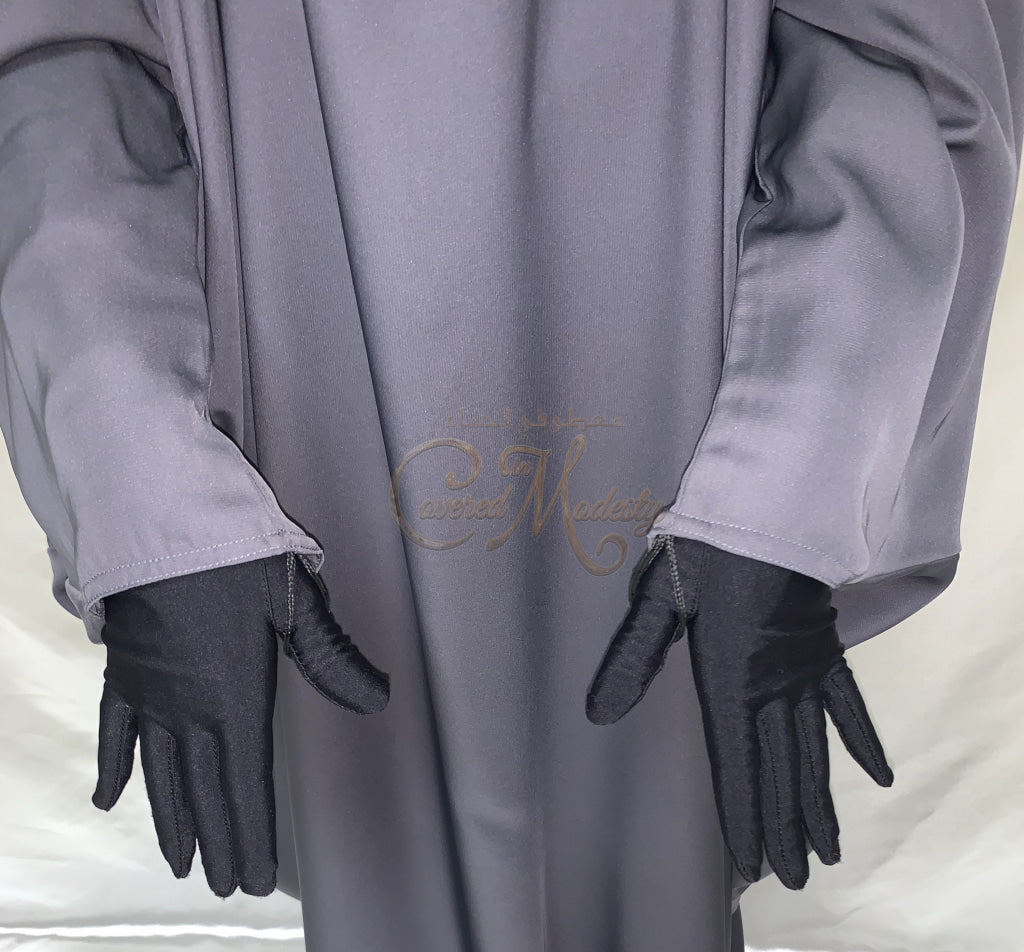 Stone Closed Jilbab W/fingerloop