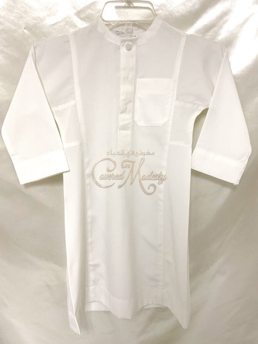 Boys Thobe Size 28(3-4Yrs) Off White