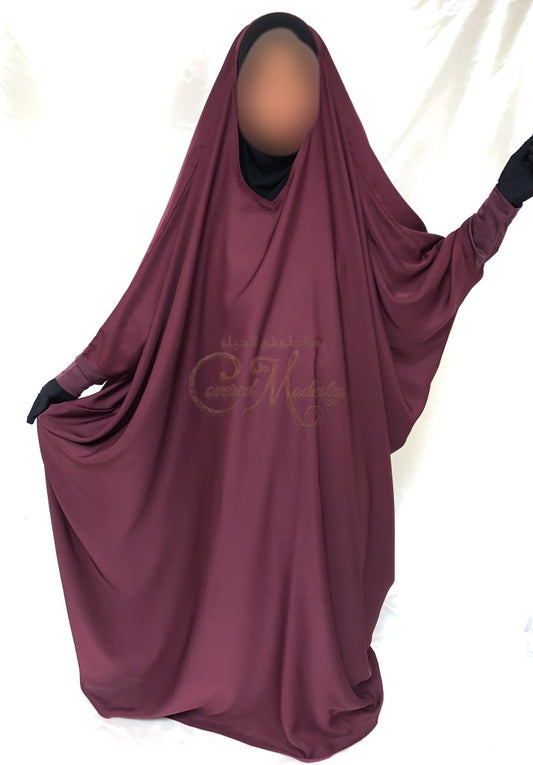 Ruby Closed Jilbab W/ Jersey Knit Sleeve